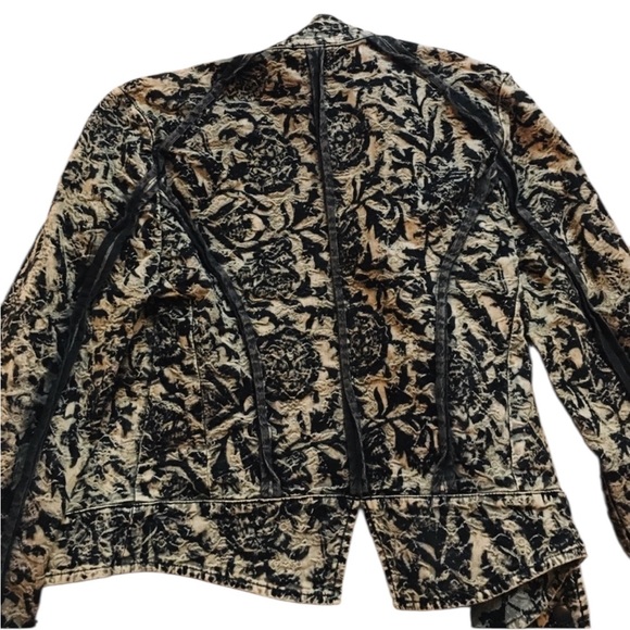 Free People Follow the Flock Moto Jacket Size 4 - Picture 6 of 9